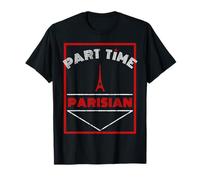 Part Time Parisian - Humor Divertido De París - v2 Vintage Camiseta