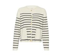 Part Two Elodiepw - Chaqueta de Manga Larga para Mujer, Dark Navy Stripe, S