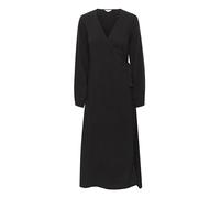 Part Two Vestido Largo con Cuello en V para Mujer, Negro, 42