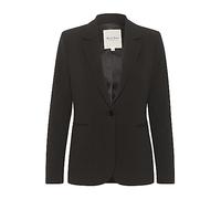 Part Two Women's Blazer Regular Fit Notch Lapel Single Button Fastening, Negro, 46 para Mujer