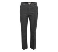 Part Two Women's Corduroy Pants Cropped Length Flared Legs Regular Fit Trousers, Imán, 36 para Mujer