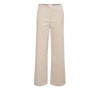 Part Two Women's Trousers High-Waisted Legs Regular Fit Corduroy Fabric, Perfectly Pale, 44 para Mujer