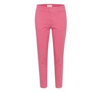 Part Two Women's Trousers Slim Fit Cropped Length High-Waisted Regular Waistband Pantalones, Claret Red, XS De Las Mujeres