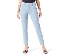 Part Two Women's Trousers Slim Fit Cropped Length High-Waisted Regular Waistband Pantalones, Faded Denim, 40 De Las Mujeres