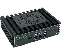 Partaker Fanless Industrial Computer, Mini PC, IPC, Intel Core I5 1135G7, Windows 11 Pro/Linux Ubuntu, I12, HDMI, DP, 3 x I225-V 2.5Gbe LAN, 16 Way GPIO, 6 x COM, 2Pin Phoenix, 8G RAM, 256G SSD