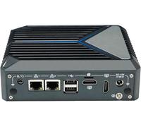 Partaker Fanless Mini PC, Desktop Computer, HTPC, Mini Computer, Intel N100, C11, TPM2.0, 2 x LAN, 2 x HDMI, 2 x COM, SIM Slot, Vesa Mount, Barebone, NO RAM, NO Storage, NO System