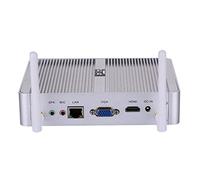 Partaker Fanless Mini PC, Desktop Computer, Micro PC, Mini Computer, Intel Core i5 4200Y Processor, (Silver), HD, VGA, LAN, WiFi, Win 10 Pro, 8GB Ram 512GB SSD
