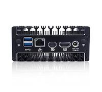 Partaker Fanless Mini PC, Small Desktop Computer, Nuc Computer, Intel i3 7100U Dual Core, 32GB Ram 512GB SSD,1xHD-MI 1xMini DP 1xType C 3xUSB 3.0 1xLan, Windows 10 Pro