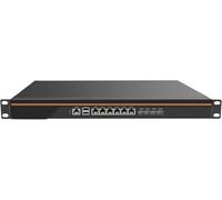 Partaker Firewall, VPN, 1U Rackmount Firewall, Network Security Appliance, Router PC, 6 x LAN, 4 x 10G X553 SFP, C3758 C3958, R6, COM, VGA, with Fan, 8GB RAM, 256GB SSD