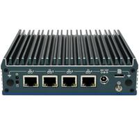 Partaker Micro Firewall Appliance, Mini PC Firewall, OPNsense, VPN, Router PC, N100, C12, 4 x 2.5GbE I225-V B3, HDMI, DP, TPM2.0, AES-NI, SIM Slot, COM, Vesa Mount, Barebone, 8G RAM, 128G SSD