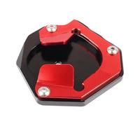 Parte Almohadilla Extensión Caballete Lateral Motocicleta Para Yamaha Para Super Para Tenere XT1200 XT 1200 Placa Ampliación Soporte Motocicleta Almohadilla Extensión Soporte(Rojo)