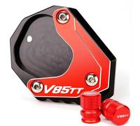 Parte Almohadilla Soporte Caballete Lateral Motocicleta Para GUZZI V85TT V 85 TT V85 2020 2021 2022 2023 Placa Extensión Ampliación Base Motocicleta Soporte Almohadilla Extensión