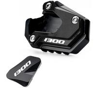 Parte Almohadilla Soporte Lateral Motocicleta Para R1300RT R 1300 RT 1300RT 2025 2026 Placa Extensión Ampliación Base Caballete Motocicleta Almohadilla Extensión Soporte(negro 1)