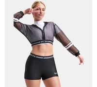 Parte de arriba con cremallera completa HeatGear® Mesh para mujer Ultimate Negro / Blanco XXL