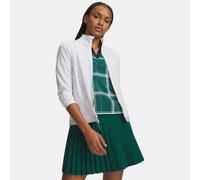 Parte de arriba con cremallera completa Under Armour Drive Lightweight para mujer Blanco / Verde Citrine / Blanco XS