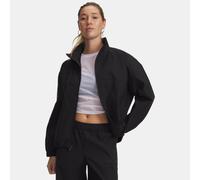 Parte de arriba con cremallera completa Under Armour Unstoppable Woven para mujer Ultimate Negro / Ultimate Negro S