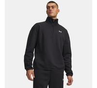 Parte de arriba con cremallera de ¼ Armour Fleece® para hombre Negro / Blanco XS