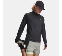 Parte de arriba con cremallera de ¼ Under Armour Explor Trail Run para hombre Anthracite / Fade Verde S