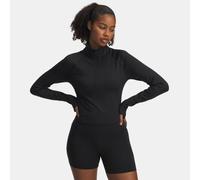 Parte de arriba con media cremallera Under Armour Meridian para mujer Negro / Negro S