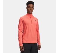 Parte de arriba con media cremallera Under Armour Tech™ Textured para hombre Venom Rojo / Negro S