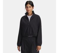 Parte de arriba con media cremallera Under Armour Unstoppable Woven para mujer Negro / Negro S