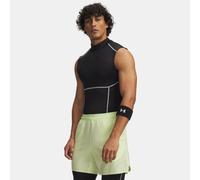 Parte de arriba de cuello cerrado sin mangas HeatGear® Elite para hombre Ultimate Negro / Reflectante S