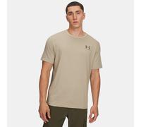Parte de arriba de manga corta Under Armour Left Chest Logo para hombre City Khaki / Taupe Dusk M