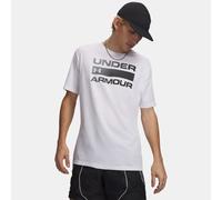 Parte de arriba de manga corta Under Armour Team Issue Wordmark para hombre Blanco / Elemental S