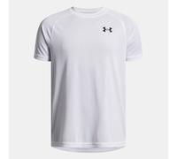 Parte de arriba de manga corta Under Armour Tech™ 2.0 para niño Blanco / Negro YXL (160 - 170 cm)