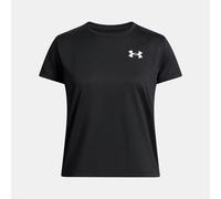 Parte de arriba de manga corta Under Armour Tech™ para niña Negro / Blanco YSM (127 - 137 cm)