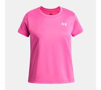 Parte de arriba de manga corta Under Armour Tech™ para niña Rosa Frenzy / Blanco YXS (122 - 127 cm)