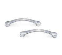 Parte de ducha Tirador de puerta de ducha/bañera Efecto cromado Distancia de 127 mm