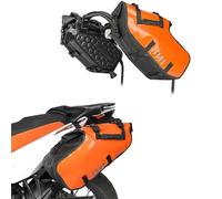 Parte de la Bolsa Bolsa para Sillín De Motocicleta, Juego 2 Bolsas Laterales, 18 L/28 L, Ajuste Universal, para Motor, Sin Portaequipajes Lateral, Herramientas(18L)