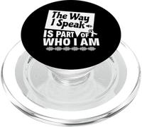 Parte De Lo Que Soy: Conciencia De La Tartamudez PopSockets PopGrip para MagSafe