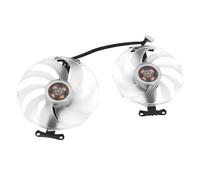 Parte de refrigeración de la computadora Ventilador de refrigeración for tarjeta gráfica con cojinetes de bolas de remolque y RGB Hellhound T129215BU for RX 7900GRE 7900XT 7900XTX(Fan - 2PCS)