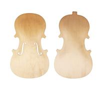 parte de violín Juego De 4/4, 3/4, 1/2, 1/4, 1/8, Parte Superior Y Trasera De Violín, Piezas De Tablero De Violín Sin Terminar, Tilo, Agujeros F, Corte Láser, Piezas De Violín DIY, Accesorios Accesori