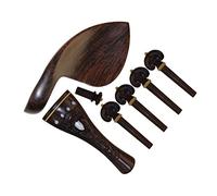 parte de violín Parte De Violín 4/4 Cuernos Madera Hermosos Patrones Tallados Pulidos Accesorios De Violín De Alta Calidad/juego Accesorios de violín