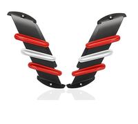 Parte del capó para Aprilia RSV4 1000 RR 1100 Fábrica APRC ABS/SE/R-FW/X RS125 para Réplica GP RS 125 Spoiler Aerodinámico del Kit ala De La Motocicleta Winglet(Red-White)