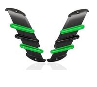 Parte del capó para Aprilia RSV4 1000 RR 1100 Fábrica APRC ABS/SE/R-FW/X RS125 para Réplica GP RS 125 Spoiler Aerodinámico del Kit ala De La Motocicleta Winglet(Green-Black)