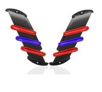 Parte del capó para Aprilia RSV4 1000 RR 1100 Fábrica APRC ABS/SE/R-FW/X RS125 para Réplica GP RS 125 Spoiler Aerodinámico del Kit ala De La Motocicleta Winglet(Red-Blue)