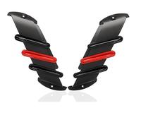 Parte del capó para Aprilia RSV4 1000 RR 1100 Fábrica APRC ABS/SE/R-FW/X RS125 para Réplica GP RS 125 Spoiler Aerodinámico del Kit ala De La Motocicleta Winglet(Black-Red)