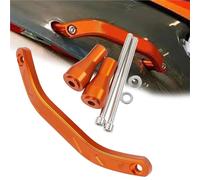 Parte del Mango para 150 XC-W 150XC-W 2020 2021 2022 2023 Accesorios para Motocicletas Asiento Trasero De Aluminio para Pasajero Asa Mano Barra Agarre Riel(Orange)