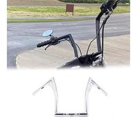 Parte del manillar Para Harley Softail Night Train EFI FXSTBI 2001-2006 FXSTB 1998-2009 Manillar Tipo "Ape Hanger" Para Motocicleta Con Elevación De 10/12/14/16" Y 1" Altura(Chrome,12 inch)