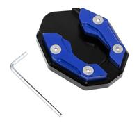 Parte Placa De Extensión Para Caballete Lateral Motocicleta Para YAMAHA Para Forza NSS300 NSS350 TR300 GSX250R Extensor Soporte Motocicleta Almohadilla Extensión Soporte(Azul 1)