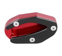 Parte Placa De Soporte Para Caballete Lateral Motocicleta Para Bonneville T100 T120 2018-2023 Extensión Y Ampliación Base Motocicleta Almohadilla Extensión Soporte(Rojo)