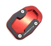 Parte Placa Extensión Caballete Lateral Motocicleta Para DUCATI Para DesertX Para Desert X 937 Extensor Base Ampliador Superficie Apoyo Motocicleta Soporte Almohadilla Extensión