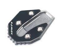 Parte Soporte Lateral Para Pata De Cabra Motocicleta Para Yamaha NMAX155 NMAX125 N-MAX 125 155 2020-2023 NMAX Extensor Para Motocicleta Almohadilla Extensión Soporte(Titanio)