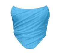 Parte superior de sujetador para mujer para mujer, ropa interior para el vientre, azul, L
