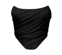 Parte superior de sujetador para mujer para mujer, ropa interior para el vientre, Negro , XL