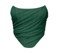 Parte superior de sujetador para mujer para mujer, ropa interior para el vientre, verde, S